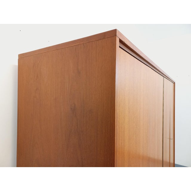 1960s Mid-Century Scandinavian-Style Teak Wardrobe, 1960s For Sale - Image 5 of 16