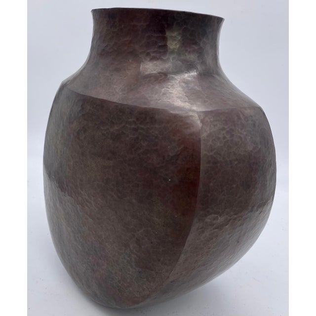 Vintage Hammered Copper Vase From Mexico Circa 1960 Chairish