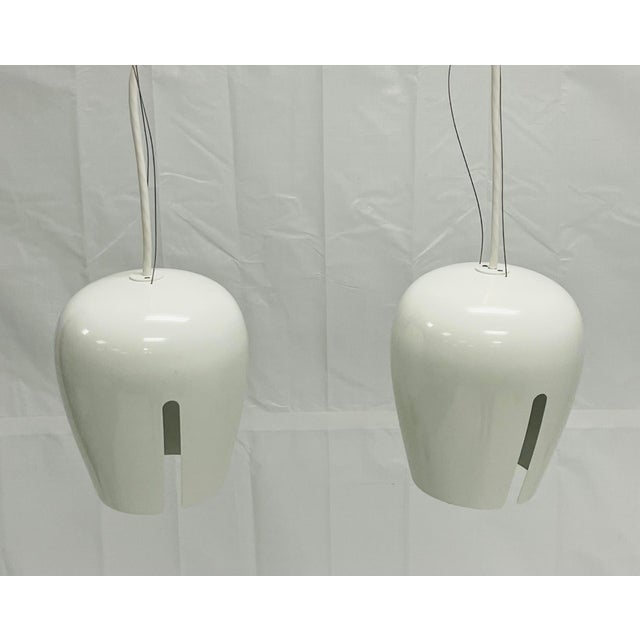 Metal Pair of “Zita” Pendant Lights by Molto Luce, Austria For Sale - Image 7 of 18