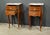 Louis XV Style Marquetry Bedside Tables, 1960s, Set of 2 For Sale - Image 4 of 18