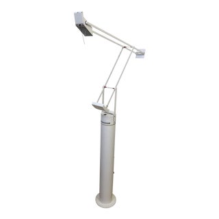 Artemide Richard Sapper Tizio Classic Lamp + Floor Support For Sale