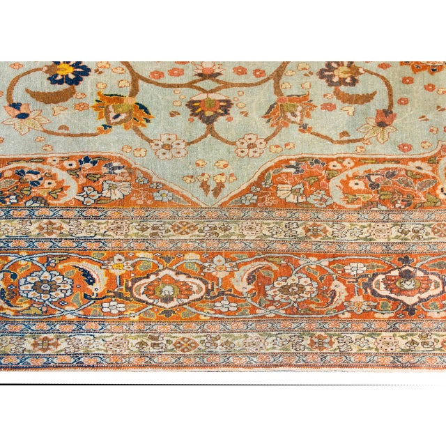 Early 20th Century Persian Hadji Jallili Tabriz Rug For Sale - Image 4 of 15