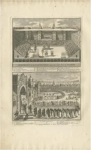 B. Picart, Spanish Inquisitions in Madrid and Goa, 1723, Paper