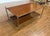Two Tiered Brass and Wood Cocktail Table by Leighton Hall - Showroom Sample For Sale In Atlanta - Image 6 of 7