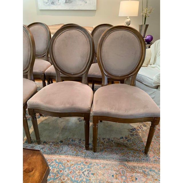 French Louis XVI Medallion Back Dining Chairs Set of 8 Chairish