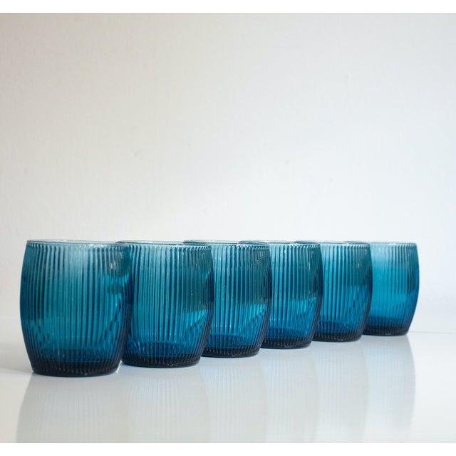 Early 21st Century Italian Modern Drinking Glasses by La Vetreria for Ivv Florence, Set of 6 For Sale - Image 5 of 9