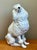 This vintage ceramic poodle sculpture channels the playful sophistication of mid-century Italian decorative arts. Rendered...