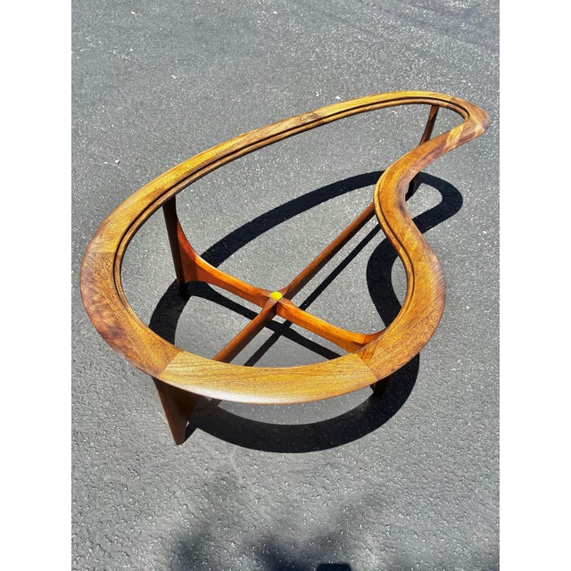 Mid Century Modern Boomerang Coffee Table Frame | Silhouette Series by Lane Furniture For Sale - Image 9 of 12