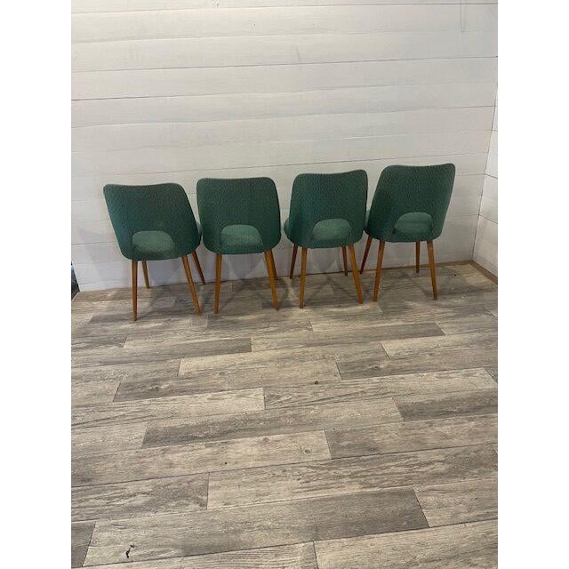 Vintage Lollypop Chairs from Oswald Heartl, 1960s, Set of 4 For Sale - Image 4 of 7
