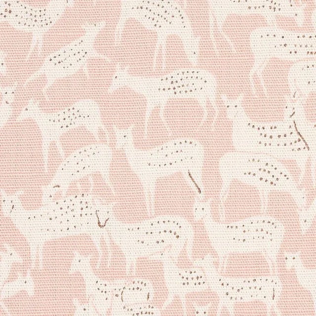 English Sample - Schumacher Fauna Fabric in Dusty Pink For Sale - Image 3 of 4
