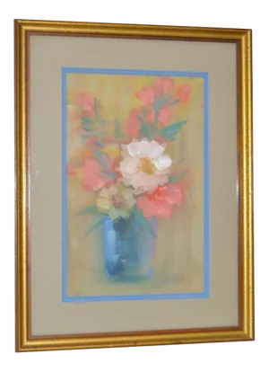 Leon Dolice Original Floral Still Life c.1950s