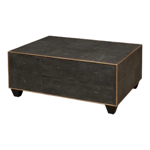Modern Leather Cocktail Table