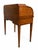 Small Louis XVI Roll-Top Secretary Desk with Marquetry in Latticework Pattern, 1930s For Sale - Image 9 of 13