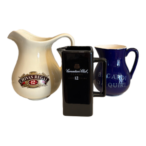 1980s Advertising Pitchers Collection, 3 PCS