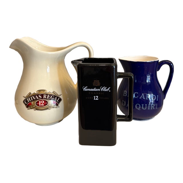 Advertising Pitchers Collection, 3 PCS For Sale