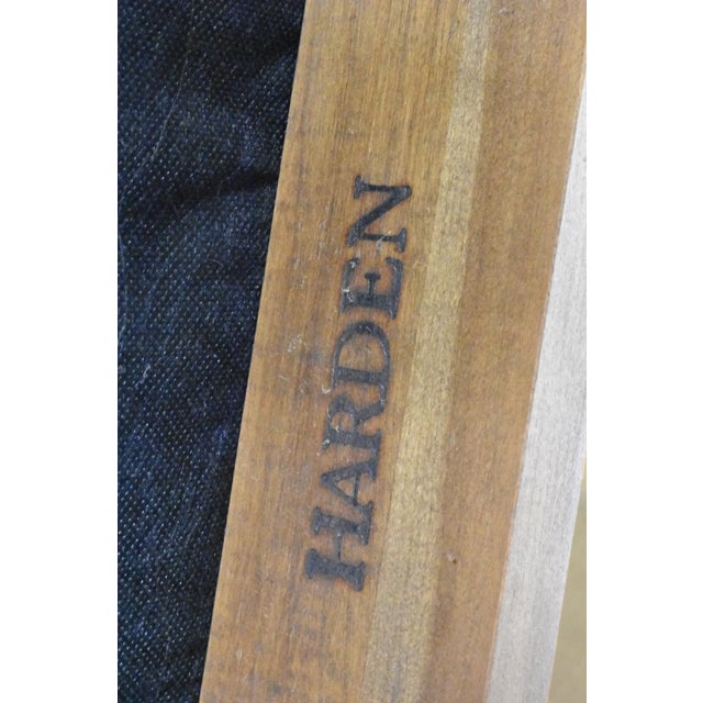 Set of 8 Harden Solid Cherry Queen Anne Dining Chairs W/Floral Upholstery For Sale - Image 16 of 16