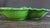 Hollywood Regency 1960s Inarco E2603 Green Majolica-Style Fruit and Leaf Divided Serving Platter For Sale - Image 3 of 16