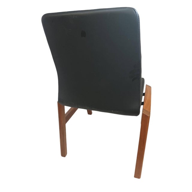 Vintage Leather Dining Chairs by Sven Christiansen, Set of 4 For Sale - Image 15 of 18