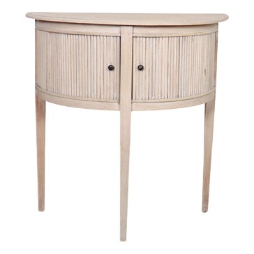 Dutch Half Moon Console Table, 1920s For Sale