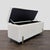 Modern West Elm Mod Storage Bench For Sale - Image 3 of 7