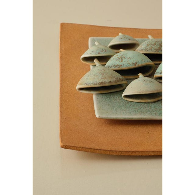 1980s Swedish Ceramic Wall Plaque by Vivi Calissendorff, 1980s For Sale - Image 5 of 8
