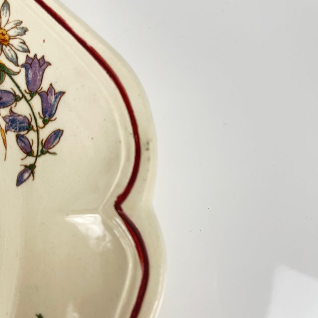 Large Agreste Platter from Sarreguemines, 1890s For Sale - Image 10 of 11