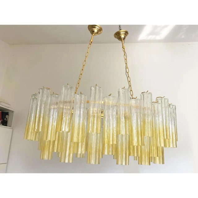 Murano Glass Chandelier in Venini Style by Simoeng for Simoeng For Sale - Image 6 of 12