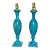 Pair of Mid-Century Italian Turquoise Stone Table Lamps For Sale
