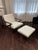 Crate & Barrel Cavett Wood Accent Chair & Ottoman — Excellent Condition For Sale - Image 15 of 15
