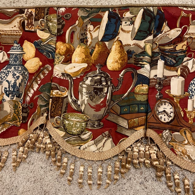 Late 20th Century Custom Drapery Valance For Sale - Image 5 of 7