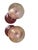 Glass Cranberry Etched Art Glass Vases With Palm Tree Decoration - A Pair For Sale - Image 7 of 7