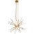 Stellar Medium Chandelier in Gild with Frosted Acrylic Designer: Chapman & Myers Fixture Height: 23.5" Min. Custom Height:...