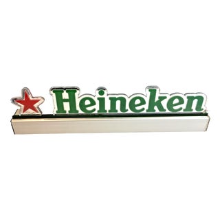 Illuminated Advertising Sign frm Heineken, 1980s For Sale