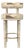 Collector Modern Moca Bar Stool in Silt Fabric by Studio Rig For Sale