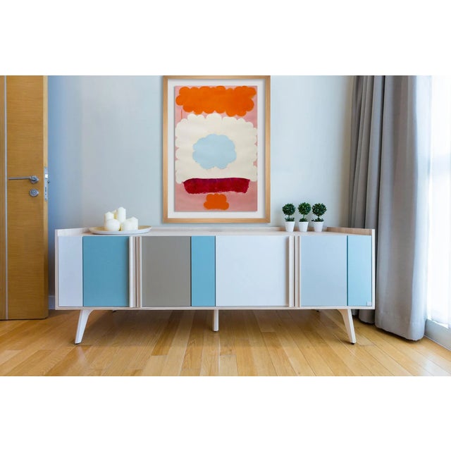 Oil on paper Edition: Unique, Unframed. Spielman uses oil paint on canvas, paper and panel in various sizes; she works on...