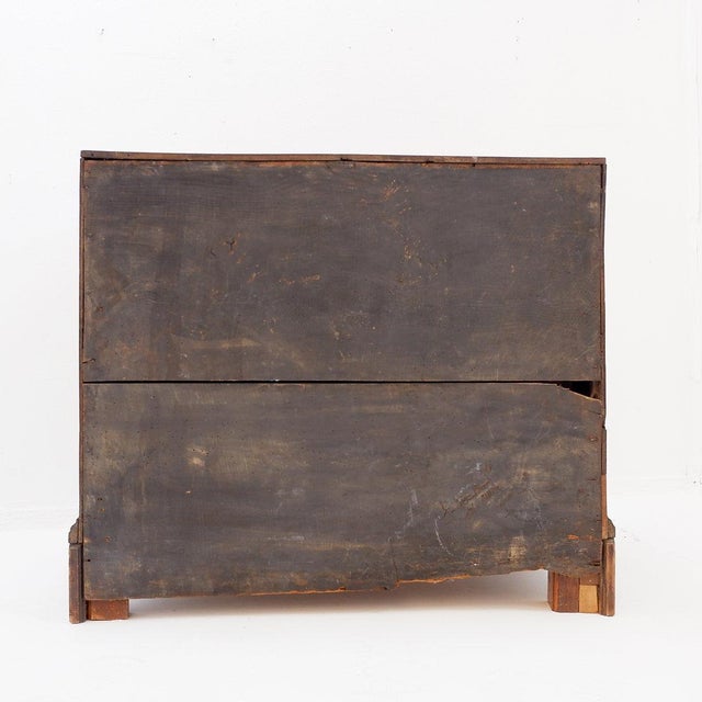 Vintage Rustic Chest of Drawers with Two Drawers and Carved Legs, 1930s For Sale - Image 15 of 17