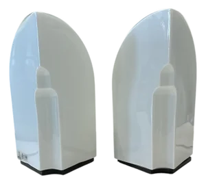 Tiki Table Lamps in Murano Glass by Kazuhide Takahama for Leucos, Italy, 1980s, Set of 2