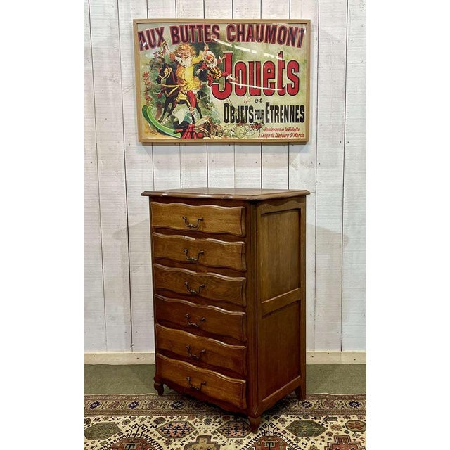 Brown Oak Chiffonier, 1950s For Sale - Image 11 of 12