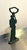 1950s Abstract Figural Green Metal Bottle Opener For Sale - Image 4 of 4