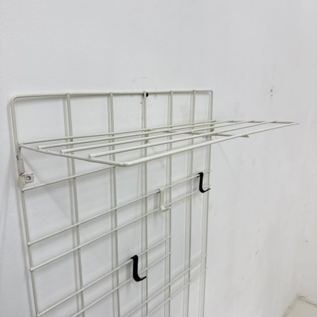 Metal Vintage Wire Metal Wall Coat Rack, 1960s For Sale - Image 7 of 18