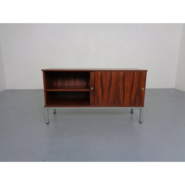 Small Laminated Sideboard in Rosewood Finish from Waiko, Germany, 1970s For Sale - Image 4 of 17