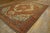 Terra Cotta Radiant Orange Terra Cotta Color With Great Medallion Design Antique Serapi Rug For Sale - Image 8 of 12
