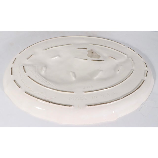 Marcia of California Longhorn Bull Platter Model J119 Circa 1950/60's For Sale In New York - Image 6 of 8