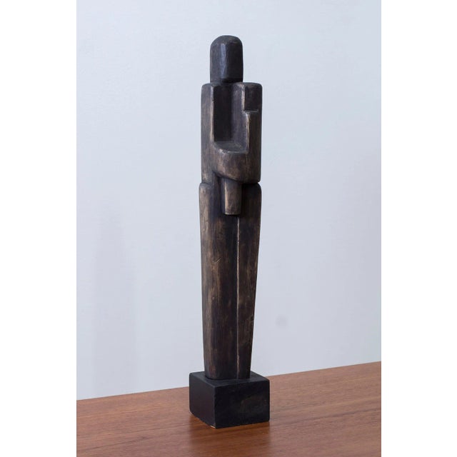Swedish Modernist Wood Sculpture For Sale - Image 6 of 9