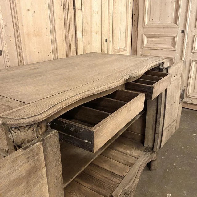 18th Century Country French Provincial Stripped Buffet For Sale - Image 12 of 13