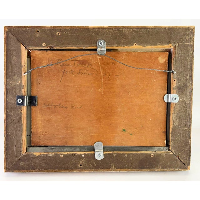 Paint C. 1920s Morgan Colt Impressionistic Oil on Panel For Sale - Image 7 of 11