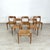 Dimensions: H 29.3” x W 19.5” x D 17.7” x SH 17.7” Set of 6 Danish dining chairs Model 75 designed by Niels Otto Moller...