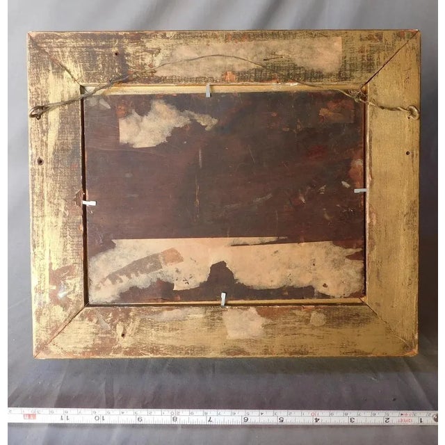 Mid 19th Century 19th Century Original Petrus Gerardus Vertin Oil on Board Painting Signed For Sale - Image 5 of 6