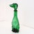 Mid-Century Modern Mid-Century Modern Carafe in Green Embossed Glass, 1960s For Sale - Image 3 of 16