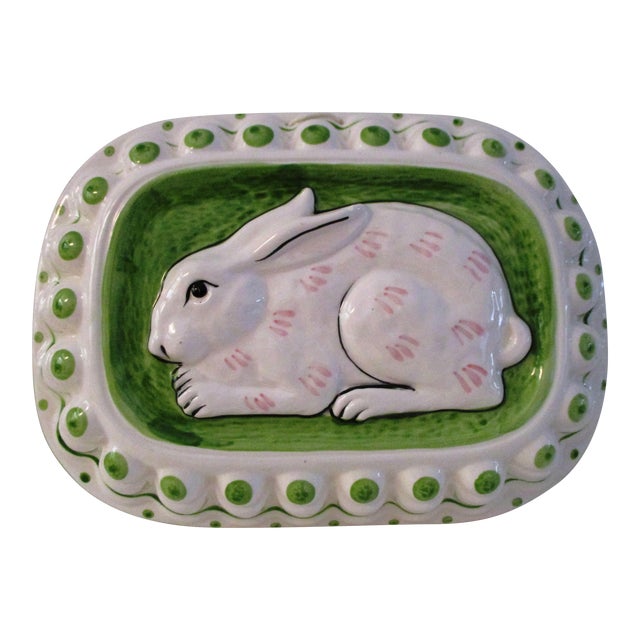 Vintage Italian Bassano Ceramic Rabbit Mold Chairish
